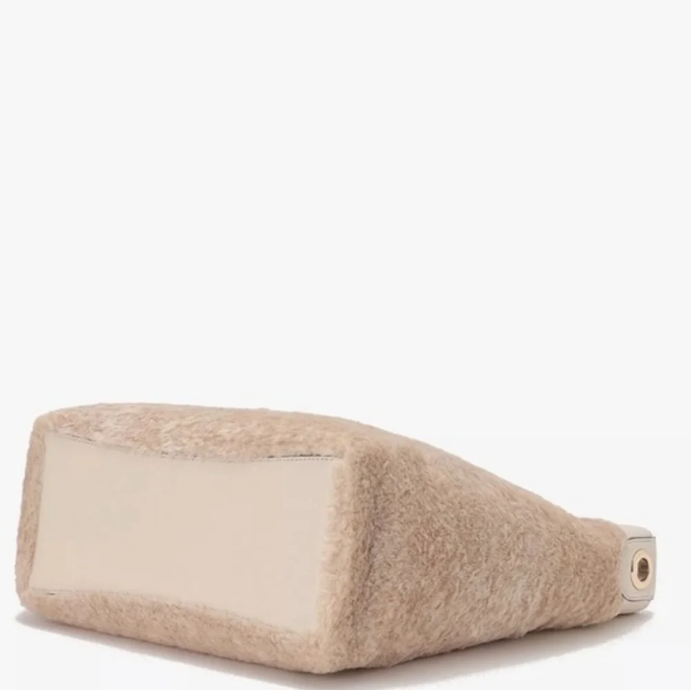 Kate Spade EUC Sherpa Satchel Coin Purse Adjustable Guitar Crossbody Strap - Picture 10 of 10